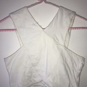 White Crop Top